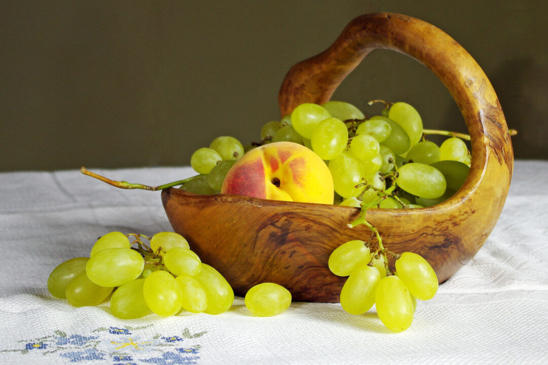 servir las uvas